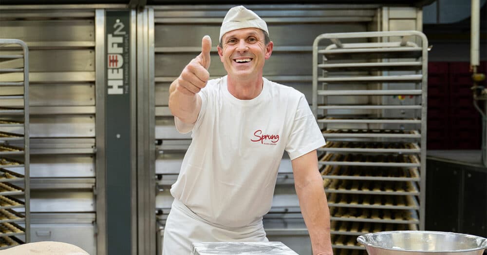 Backstube der Bäckerei Sprung in Möckern