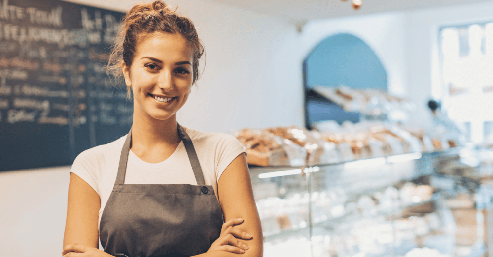 Auszubildene im Verkauf der Bäckerei Sipl in Denkendorf