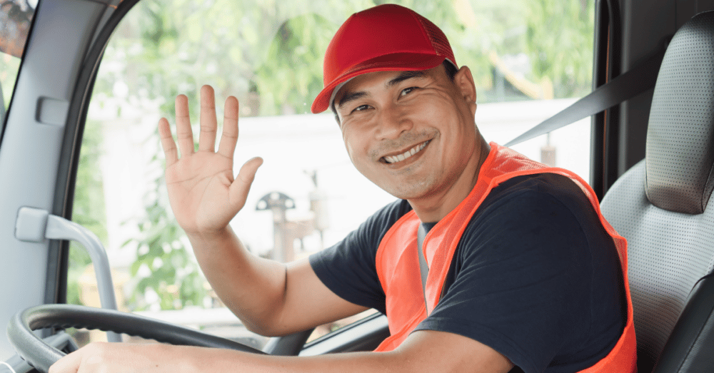 Fahrer der Bäckerei Sipl in Denkendorf