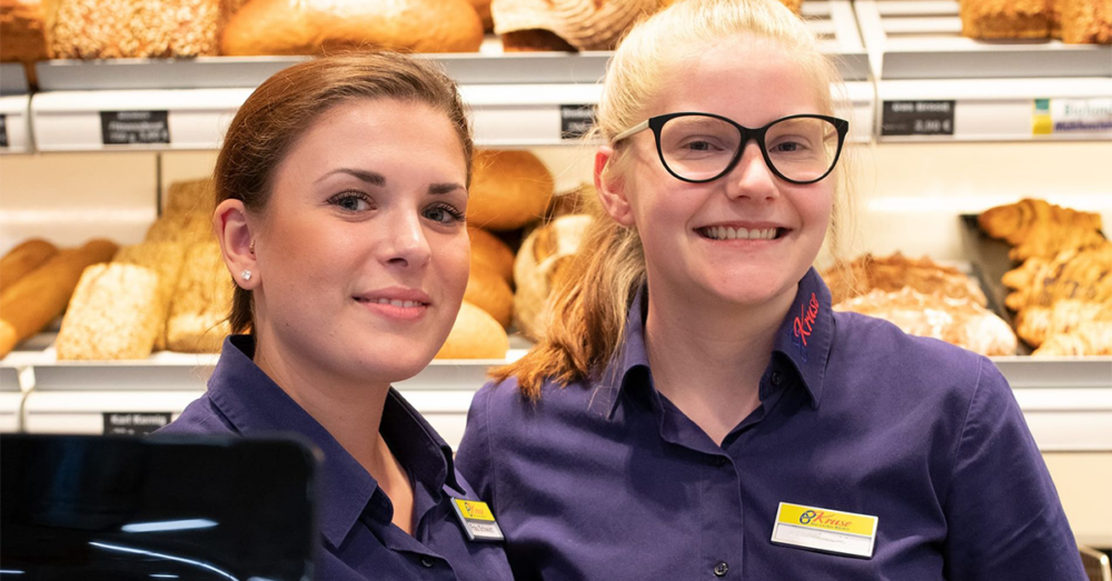 Verkäuferinnen bei Kruse der Lecker Bäcker in Lüneburg
