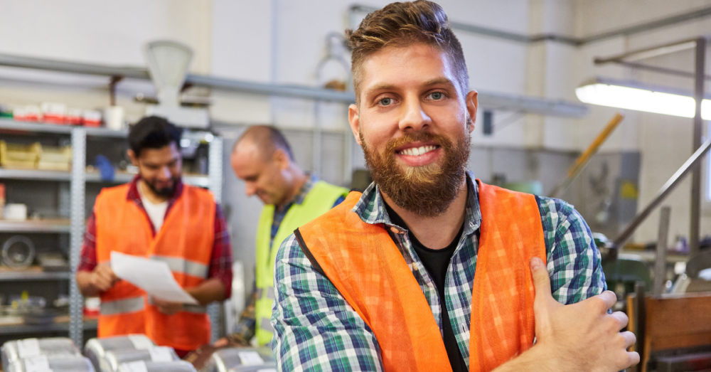 Lagermitarbeiter bei Bäckerei Büsch in Kamp-Lintfort