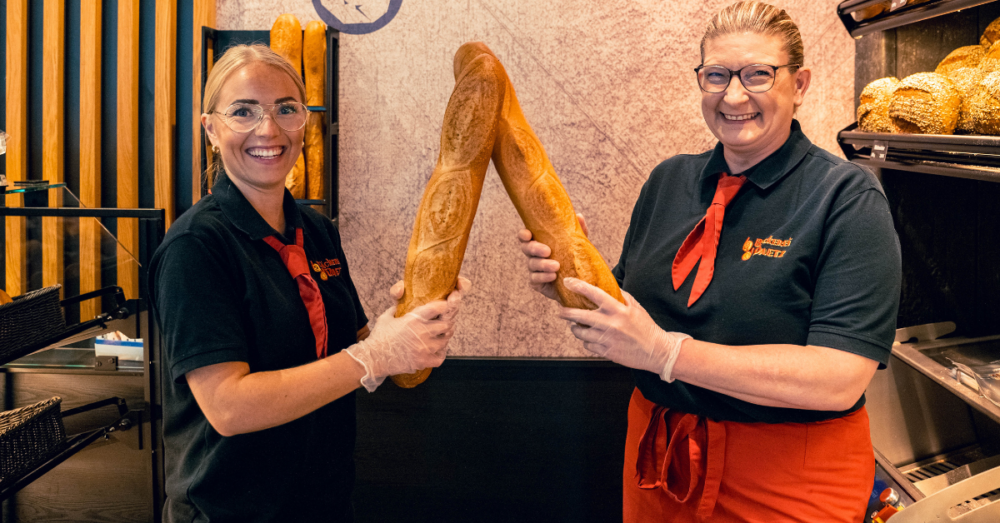 Verkäufer bei der Bäckerei Daertz in Hechthausen