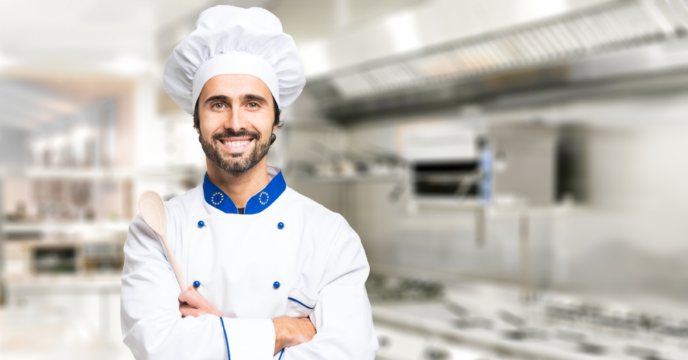 Koch für unsere "Heiße Theke" bei Dehning in Schneverdingen