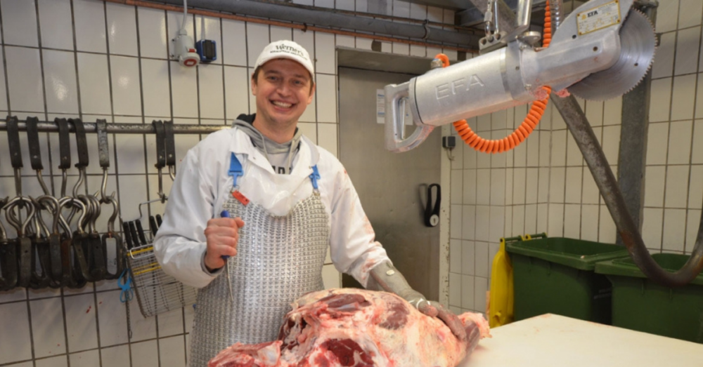 Fleischer bei Werner's Metzegerei in Bad Honnef