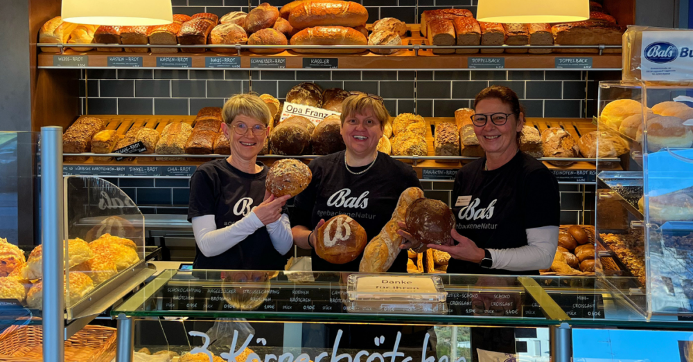 Verkäuferinnen bei der Bäckerei Bals in Lippstadt